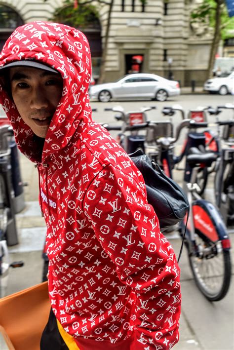 supreme x louis vuitton bags|Louis Vuitton supreme raincoat.